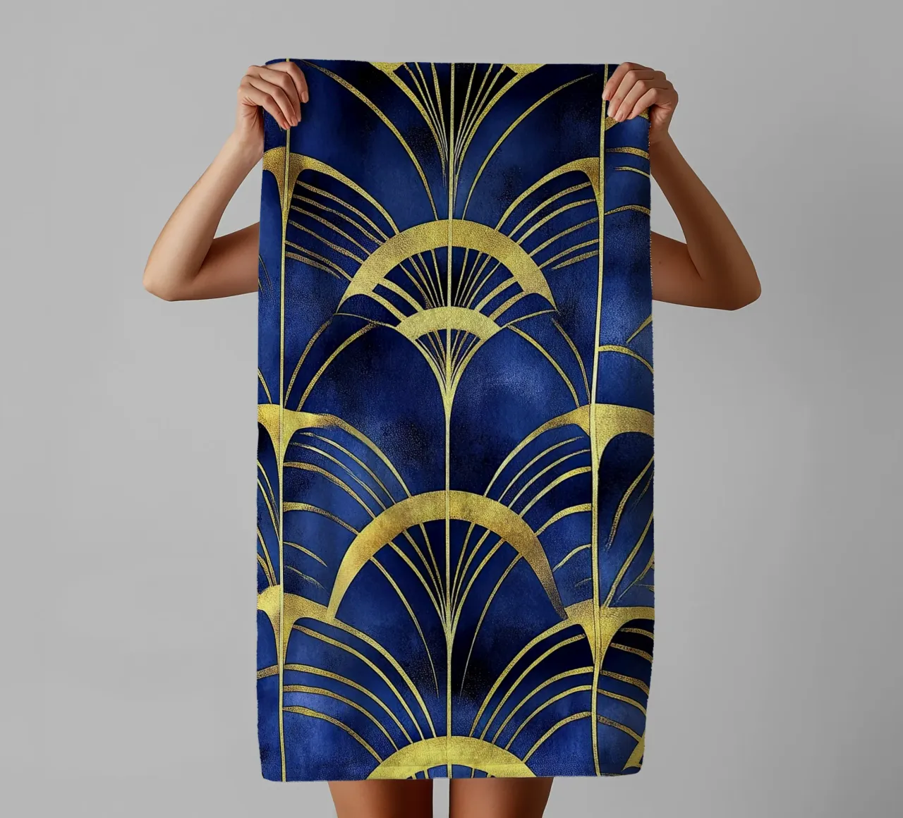 Art Deco asciugamano da bagno da Nikis Art Studio