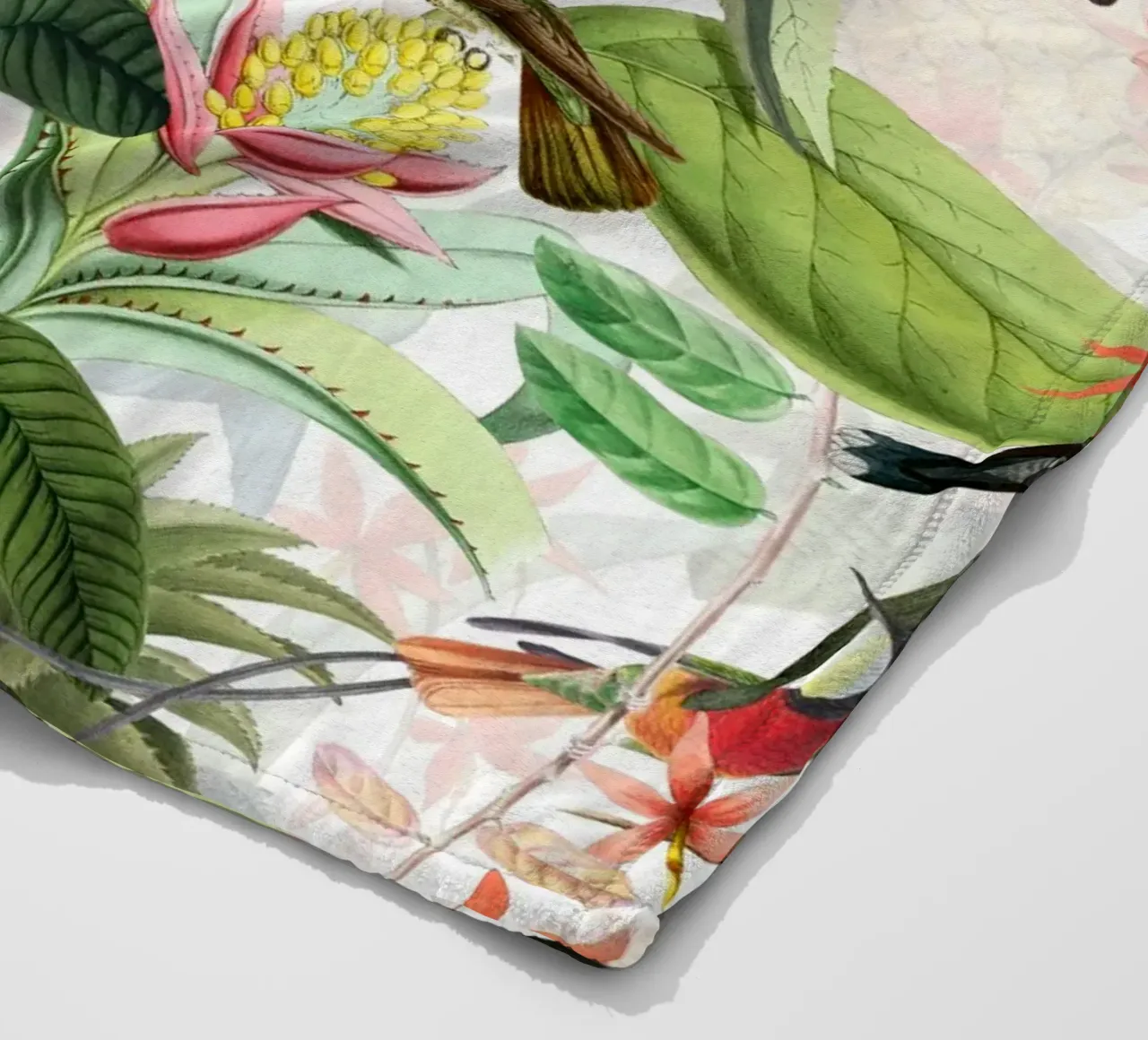 Giardino di frutta e fiori esotici coperta in pile da Flower Garden - Uta Naumann