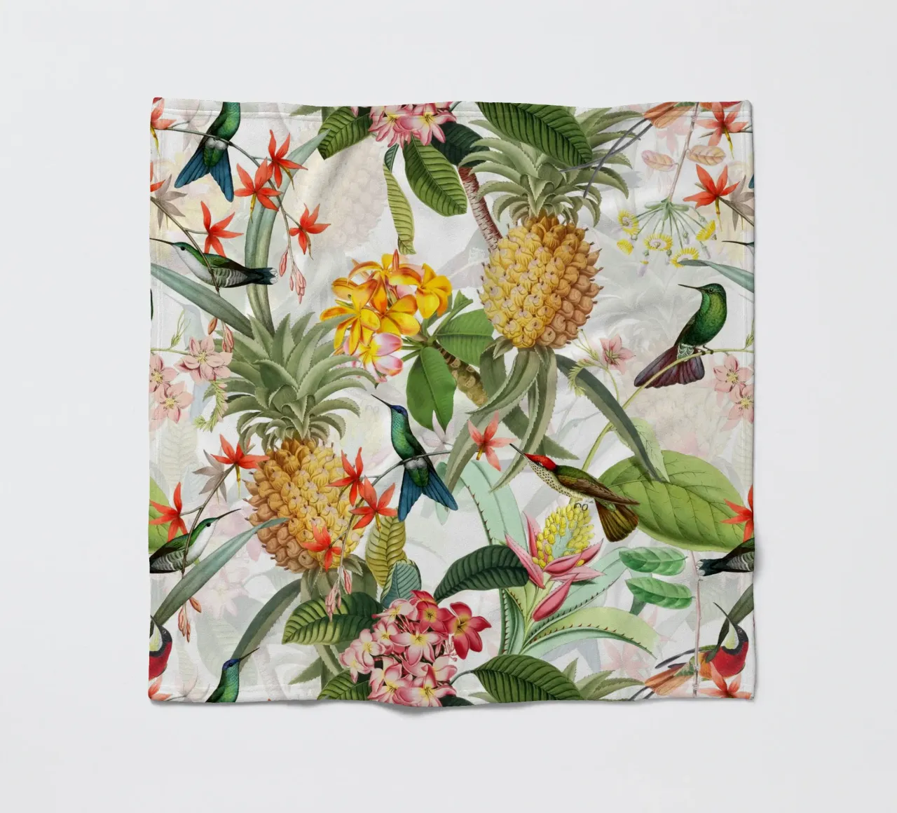 Giardino di frutta e fiori esotici coperta in pile da Flower Garden - Uta Naumann