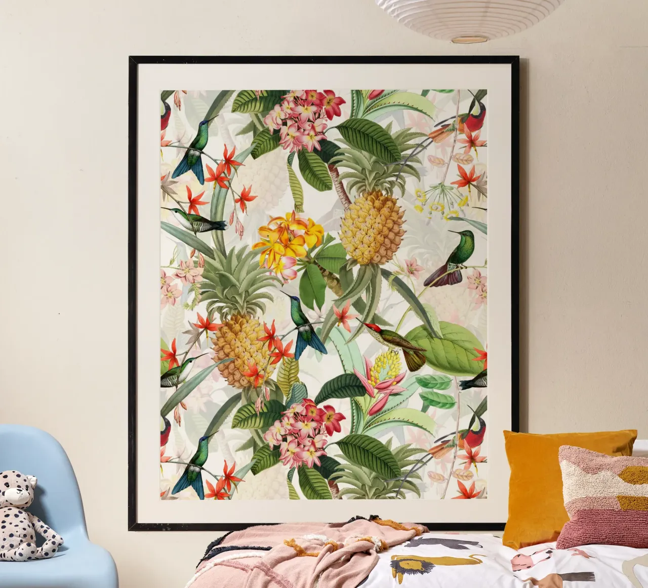 Giardino di frutta e fiori esotici carta hahnemühle da Flower Garden - Uta Naumann