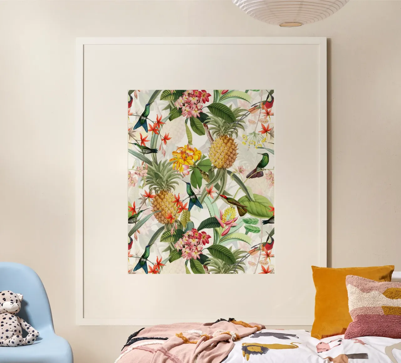 Giardino di frutta e fiori esotici carta hahnemühle da Flower Garden - Uta Naumann