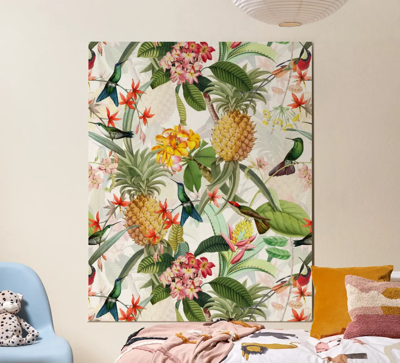 Giardino di frutta e fiori esotici carta hahnemühle da Flower Garden - Uta Naumann
