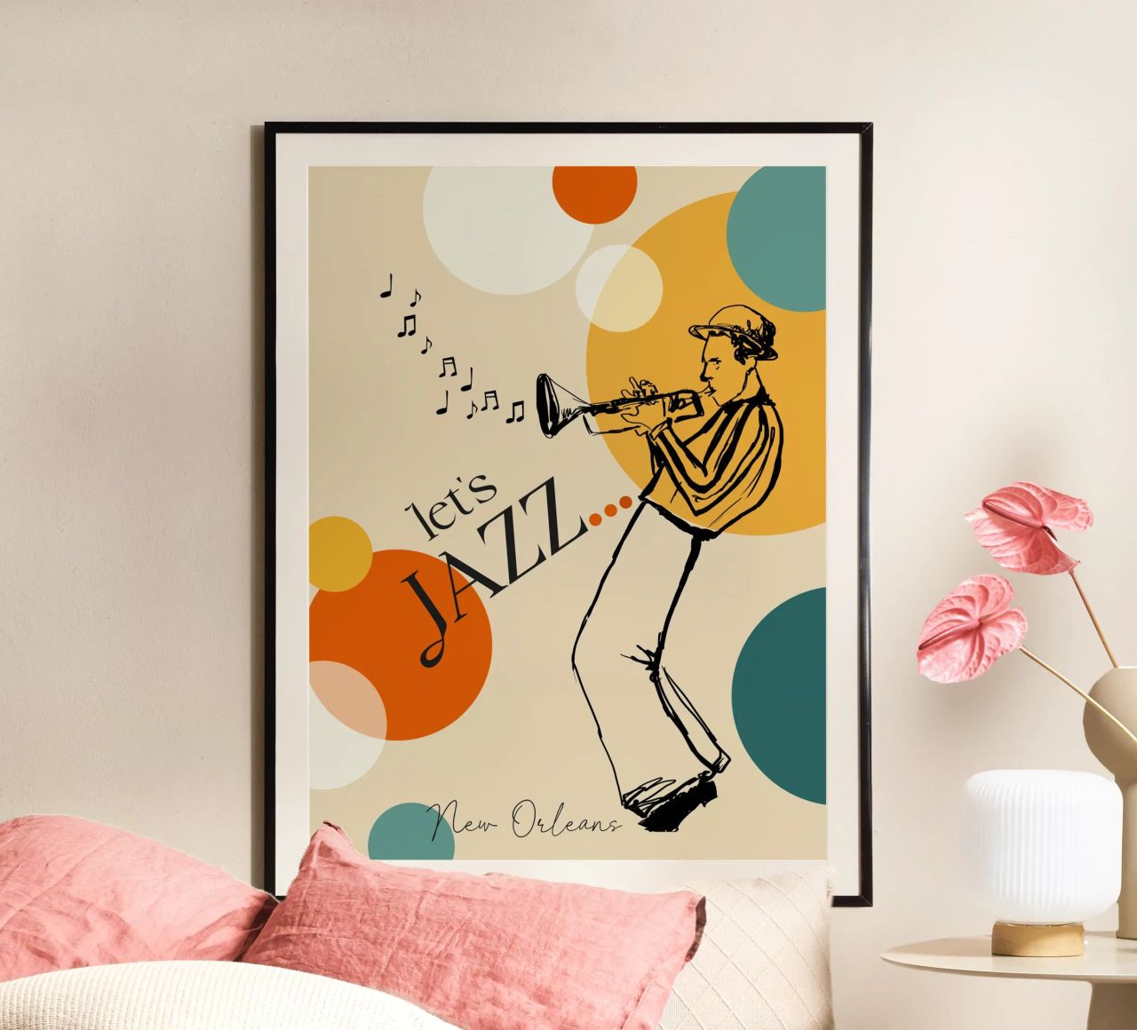 Lass uns jazzen Poster von Indigo Rain