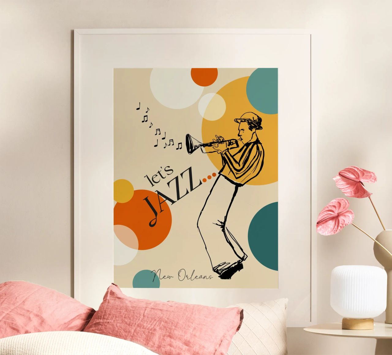 Lass uns jazzen Poster von Indigo Rain