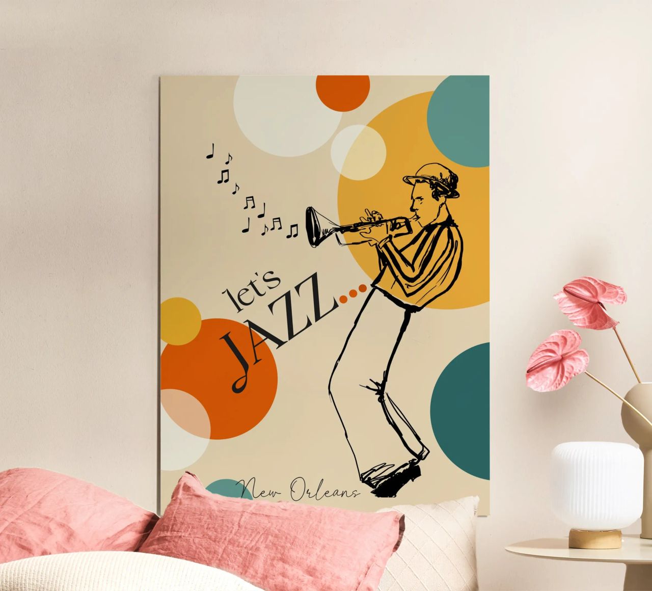 Lass uns jazzen Poster von Indigo Rain