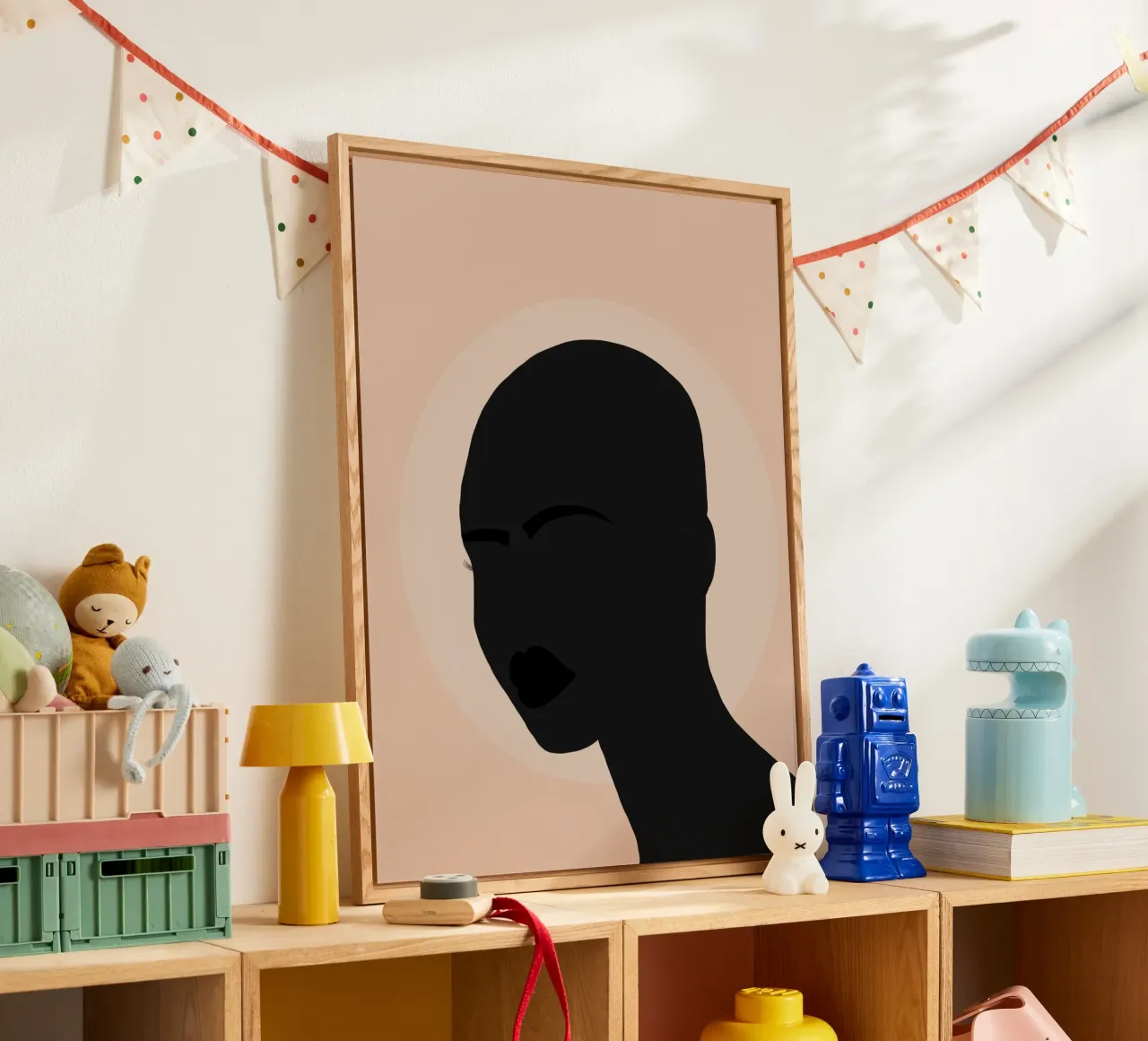 Afro Silhouette plexiglass da Mathudace Créas