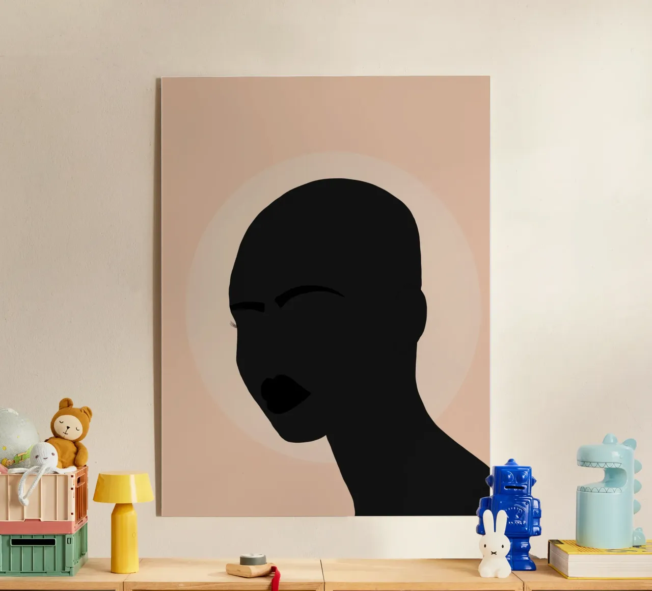 Afro Silhouette plexiglass da Mathudace Créas