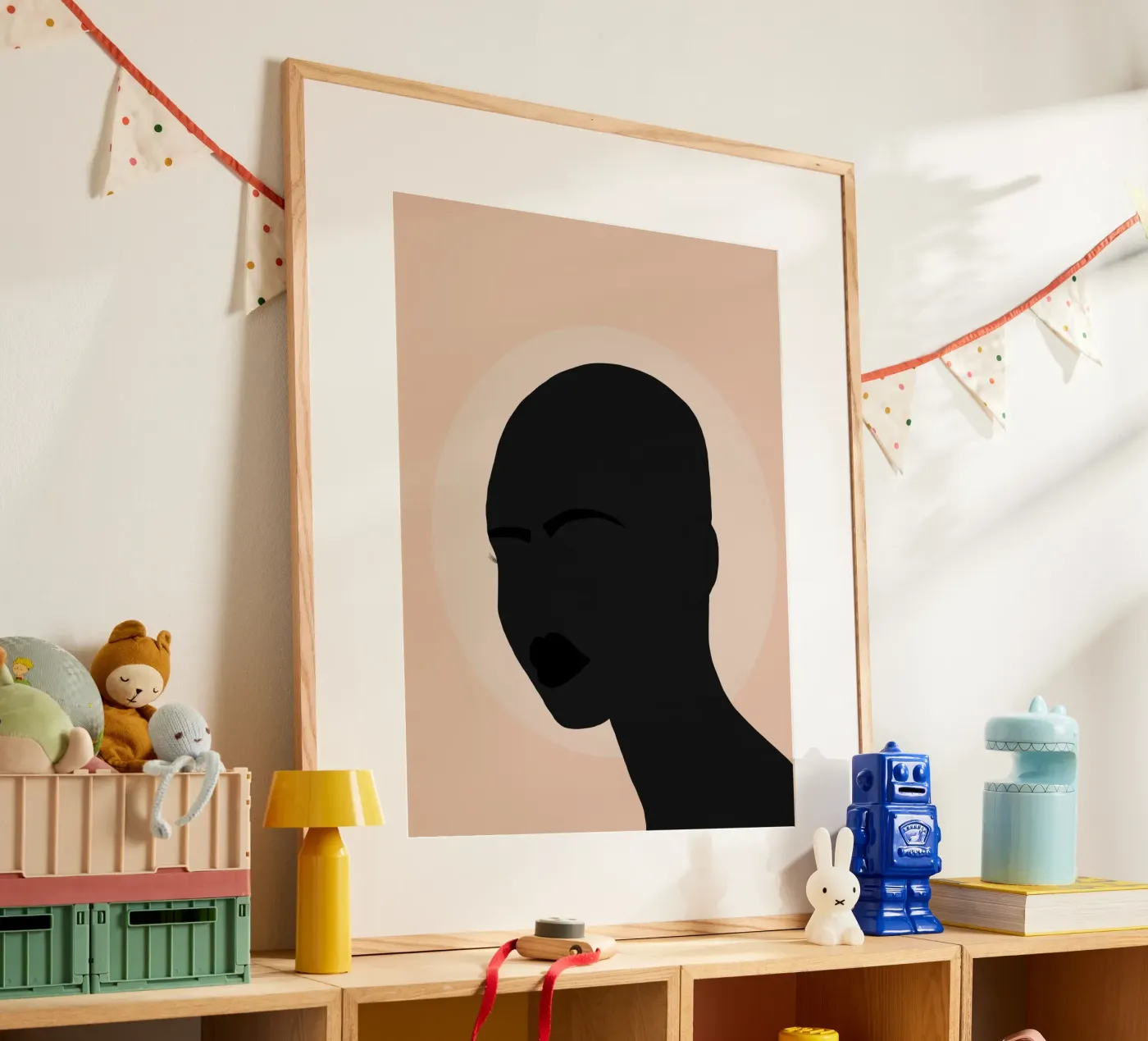 Afro Silhouette poster da Mathudace Créas