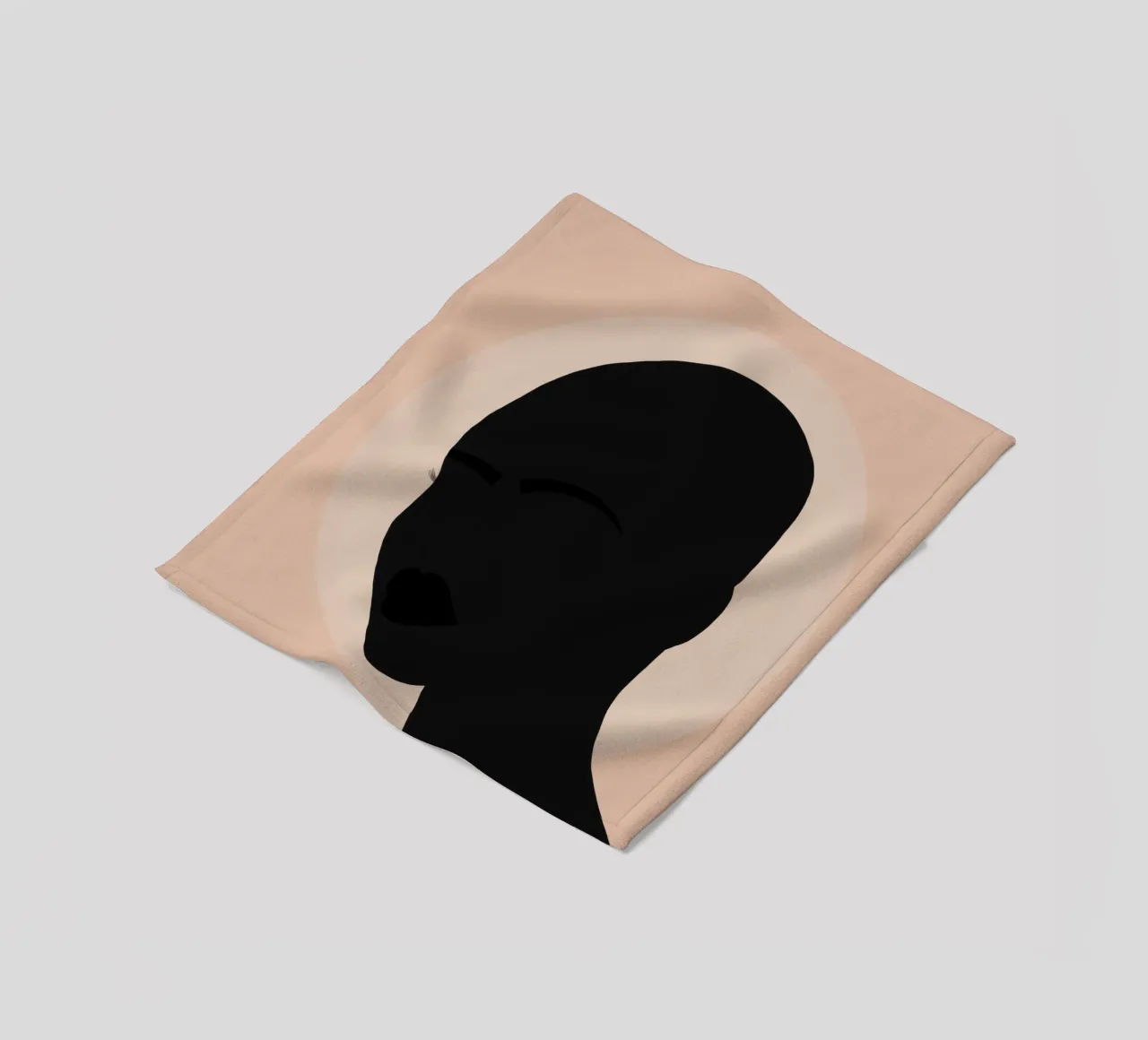 Afro Silhouette coperta in pile da Mathudace Créas