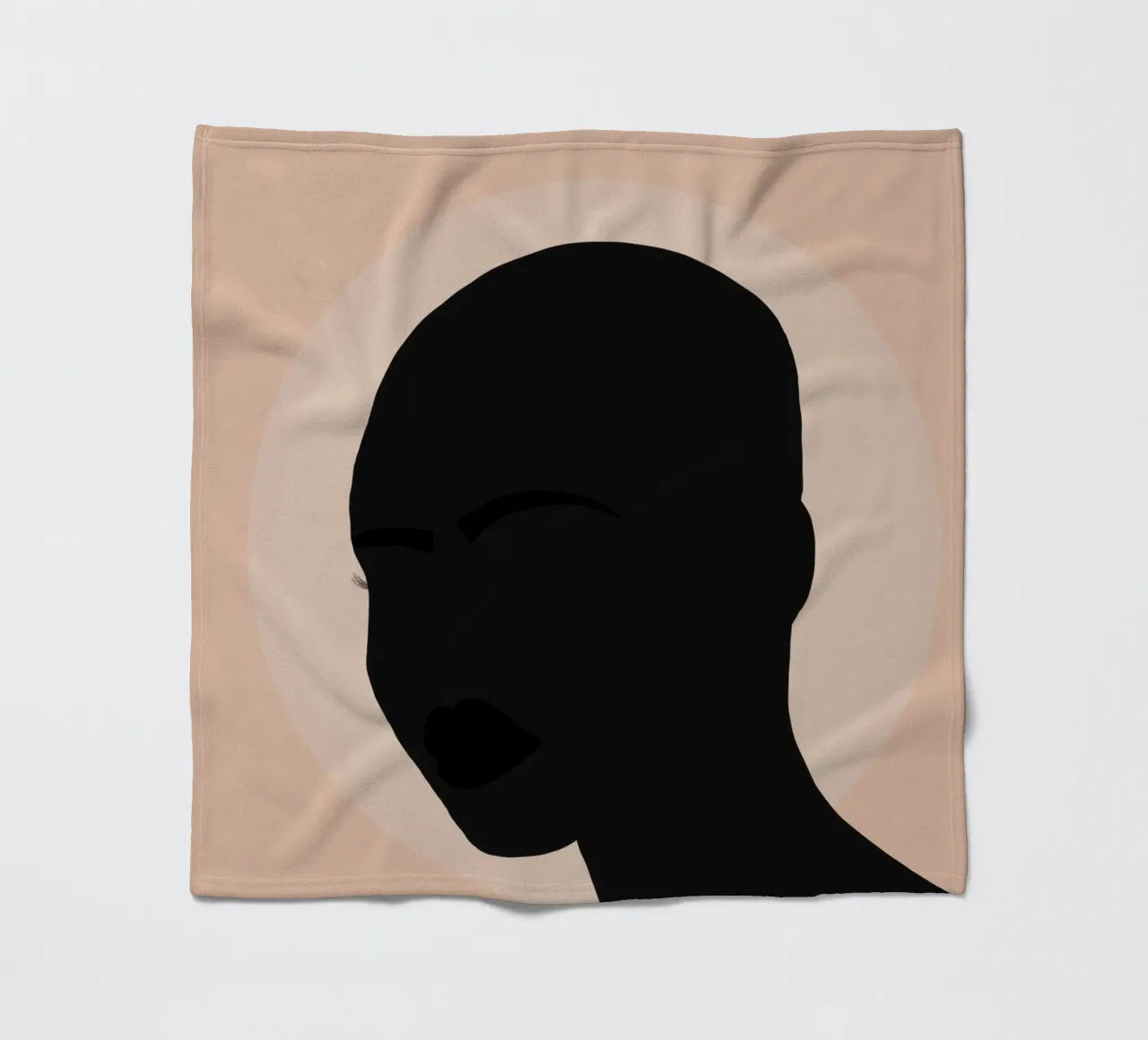 Afro Silhouette coperta in pile da Mathudace Créas