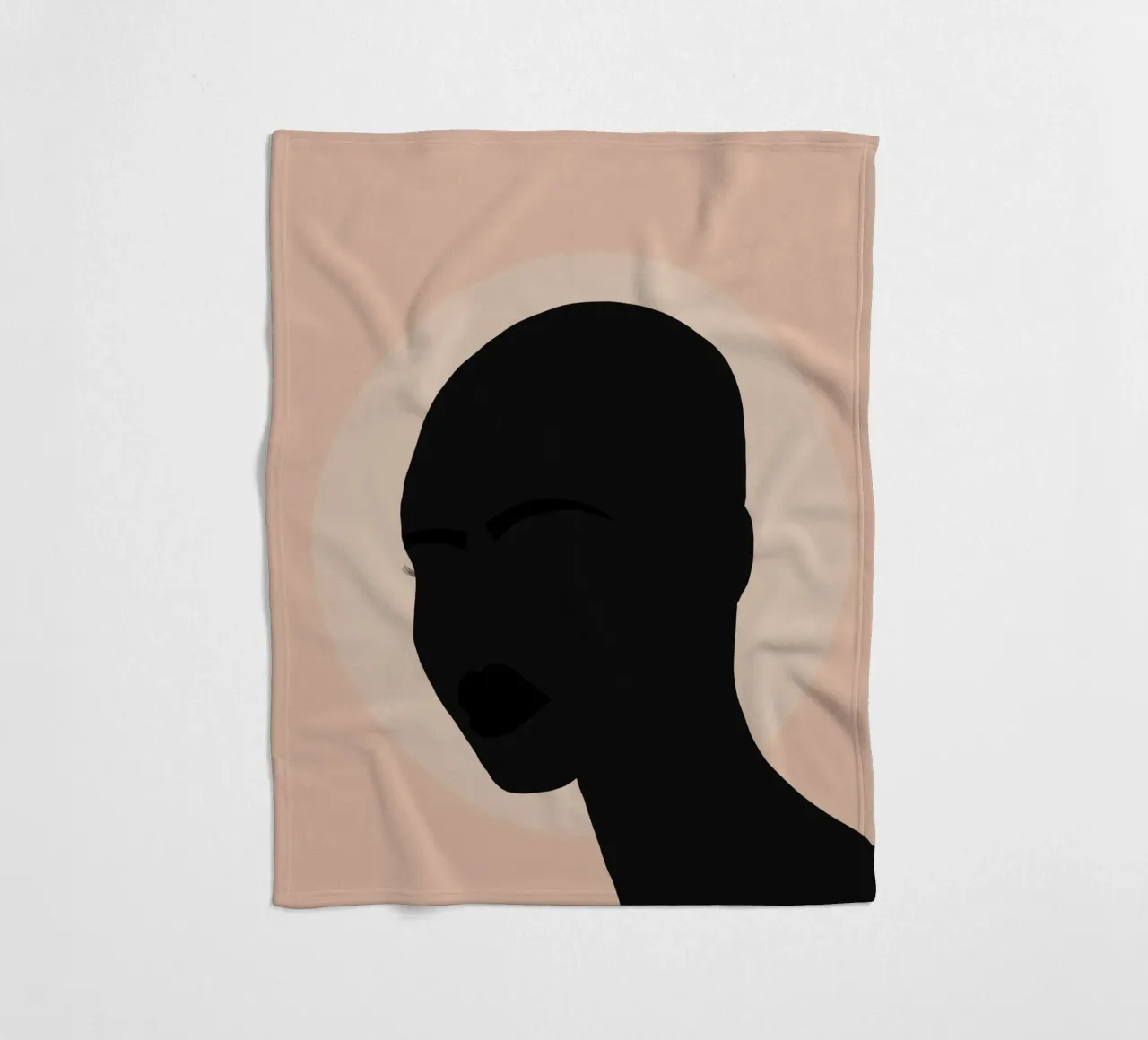 Afro Silhouette coperta in pile da Mathudace Créas