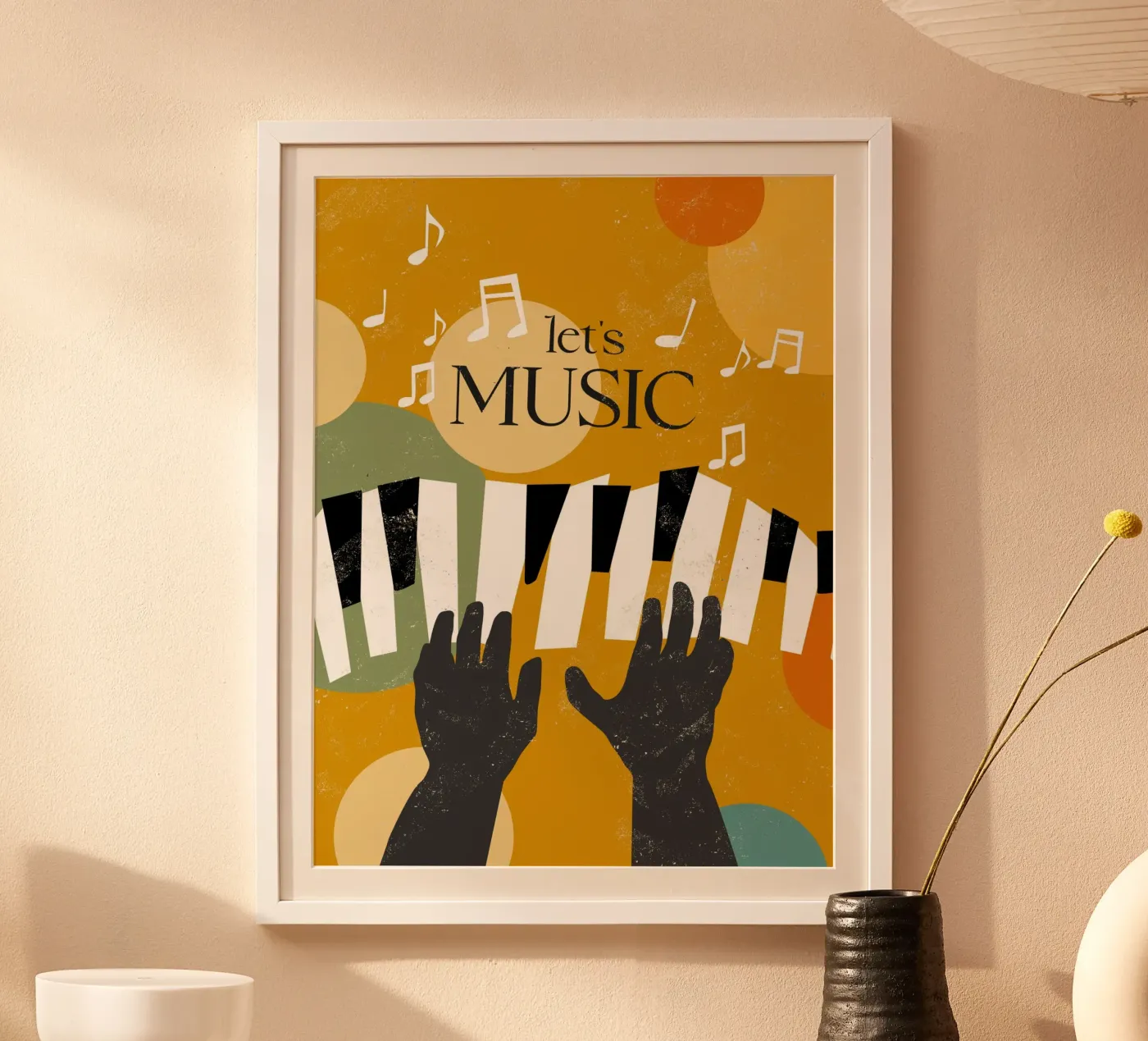 Let's music poster by Indigo Rain
