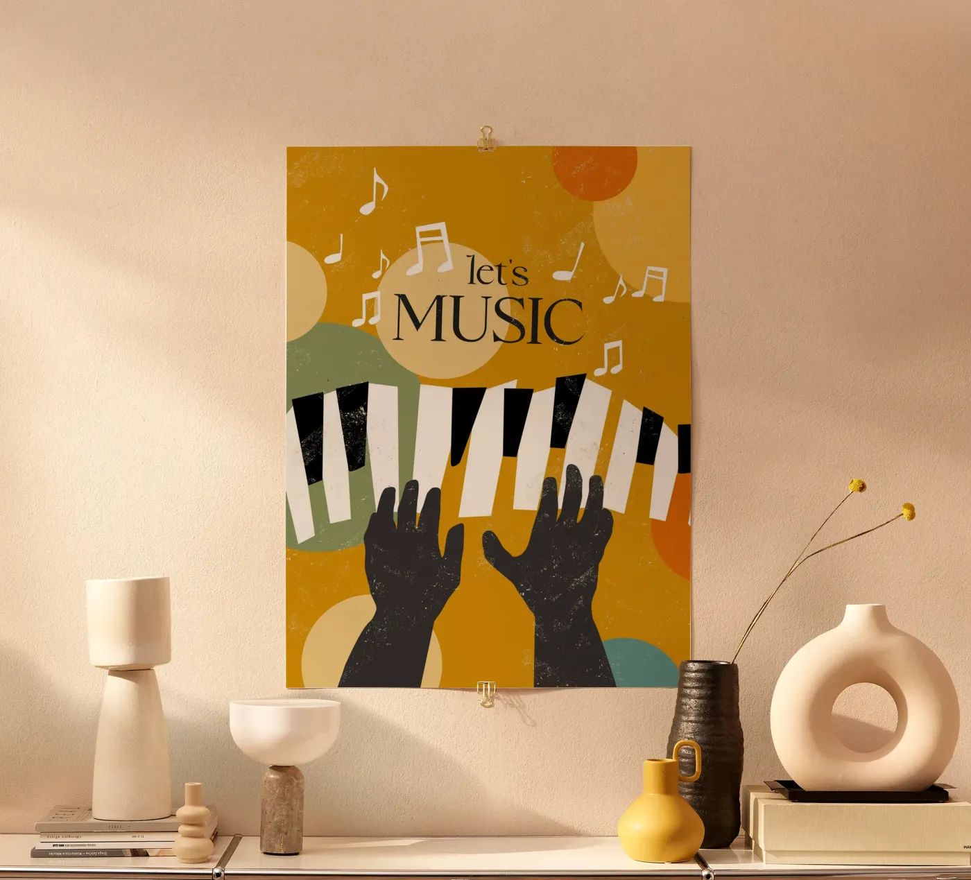 Let's music poster by Indigo Rain