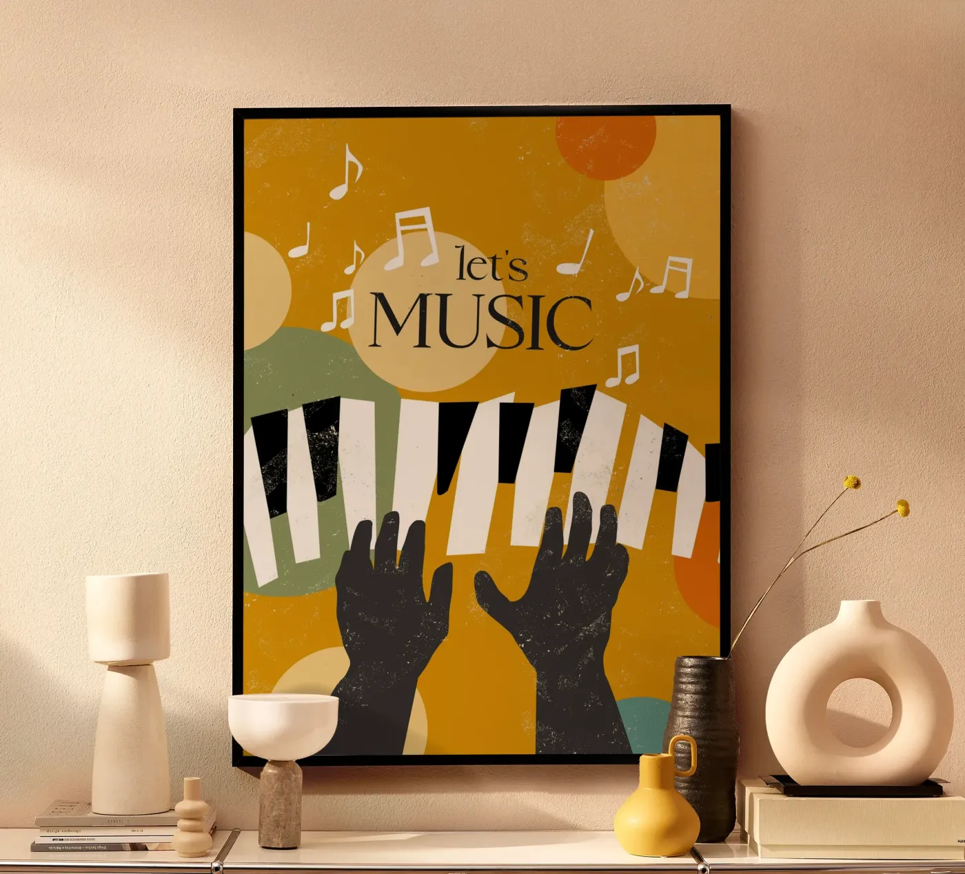 Let's music poster by Indigo Rain