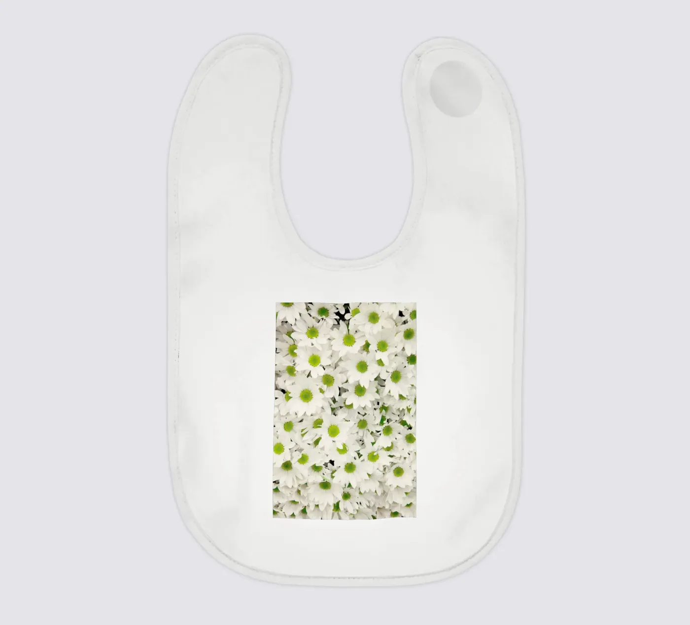 Daisy baby bib by Catherine McDonald