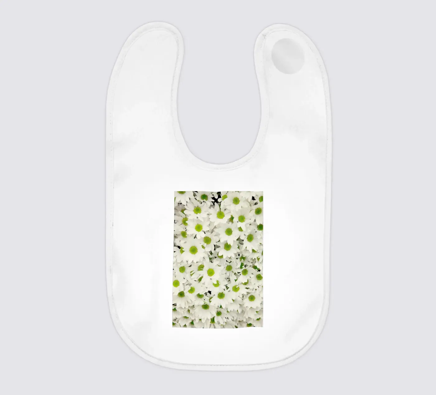 Daisy baby bib by Catherine McDonald