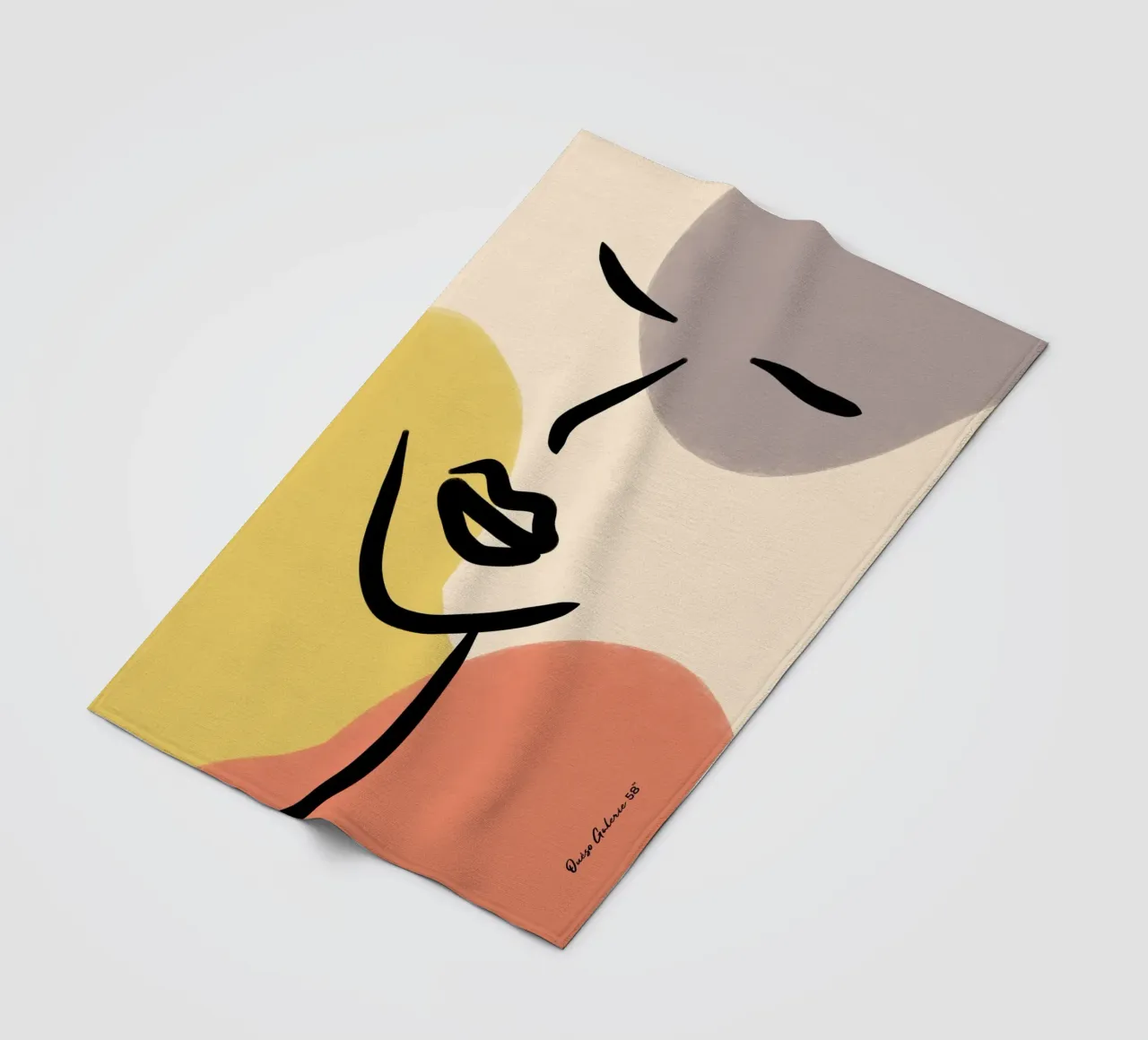 Modern Lines coperta in pile da Mike Leymi