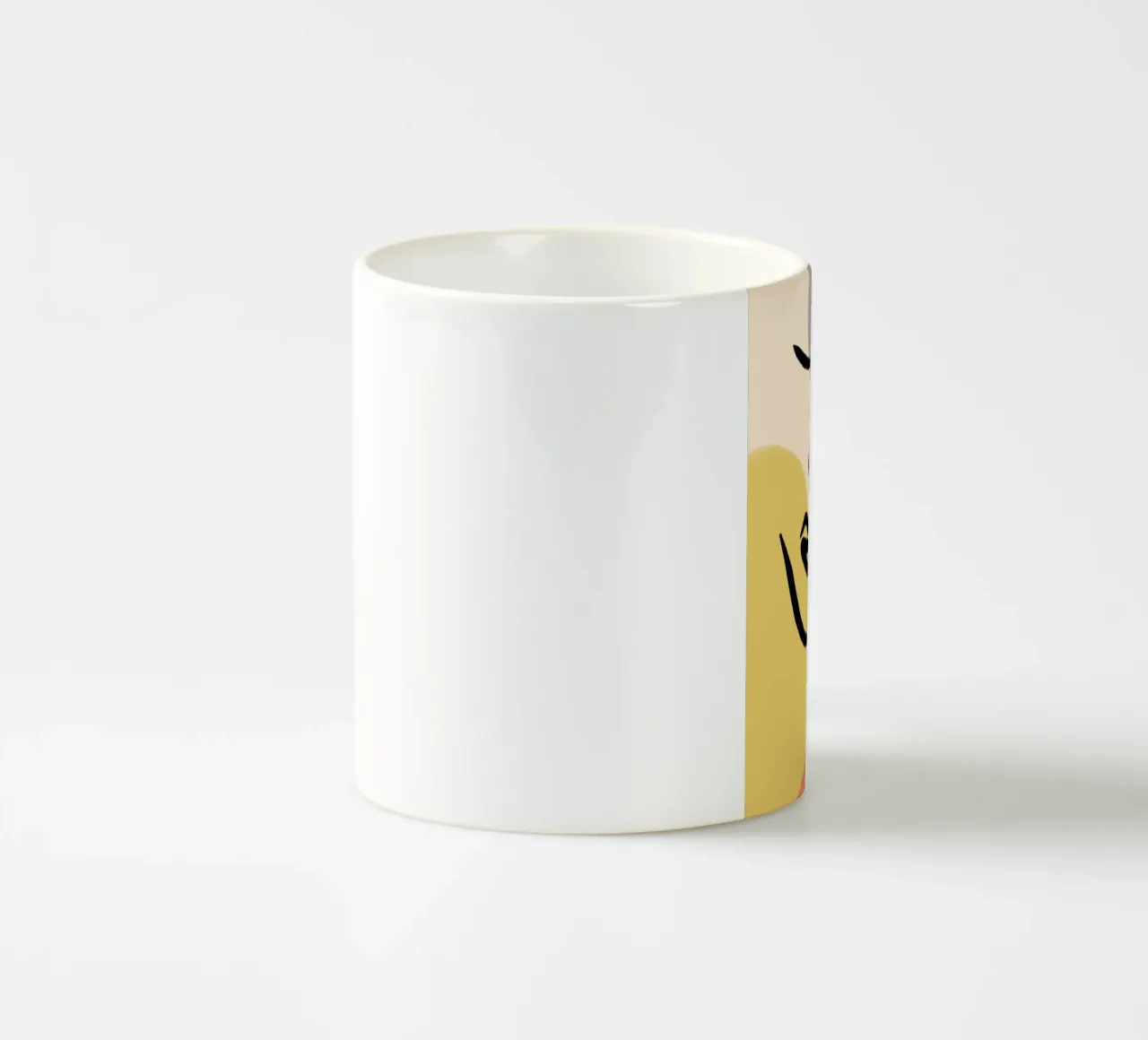 Modern Lines tazza in ceramica da Mike Leymi