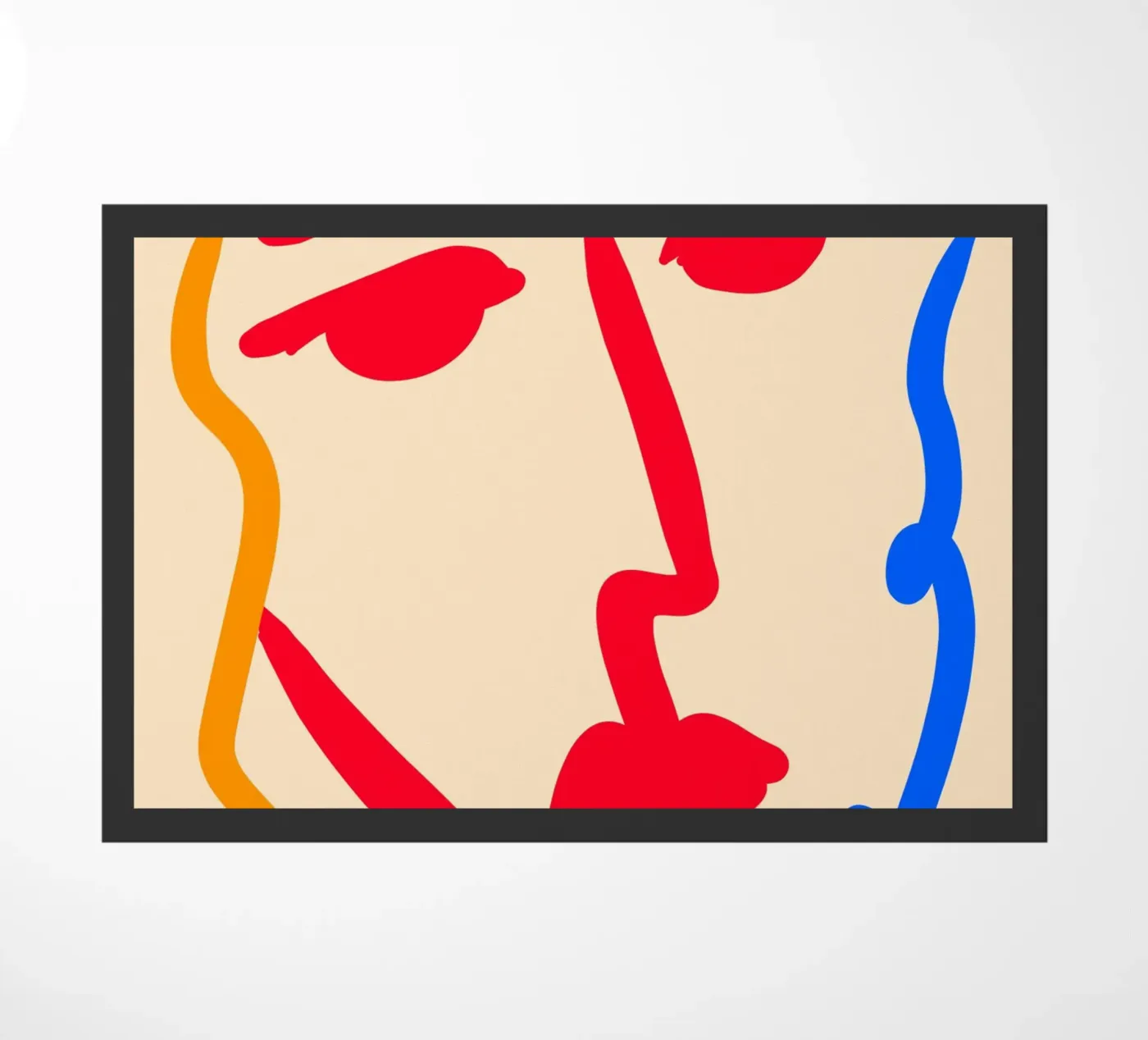 Dancing Colors doormat by Mike Leymi