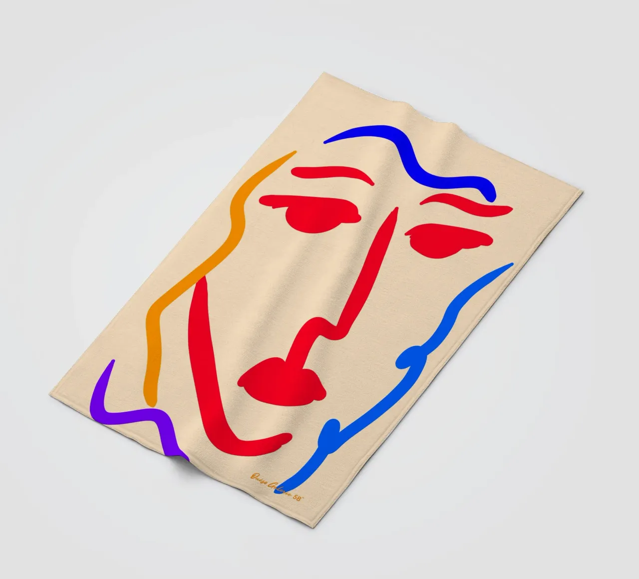 Dancing Colors coperta in pile da Mike Leymi