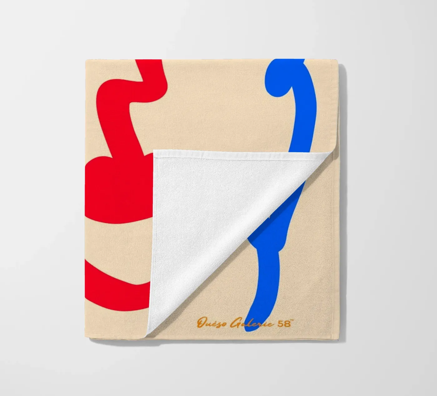 Dancing Colors strandhanddoek van Mike Leymi