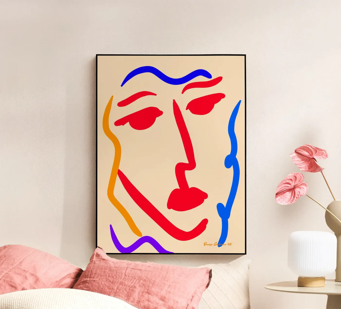 Dancing Colors plexiglas de Mike Leymi