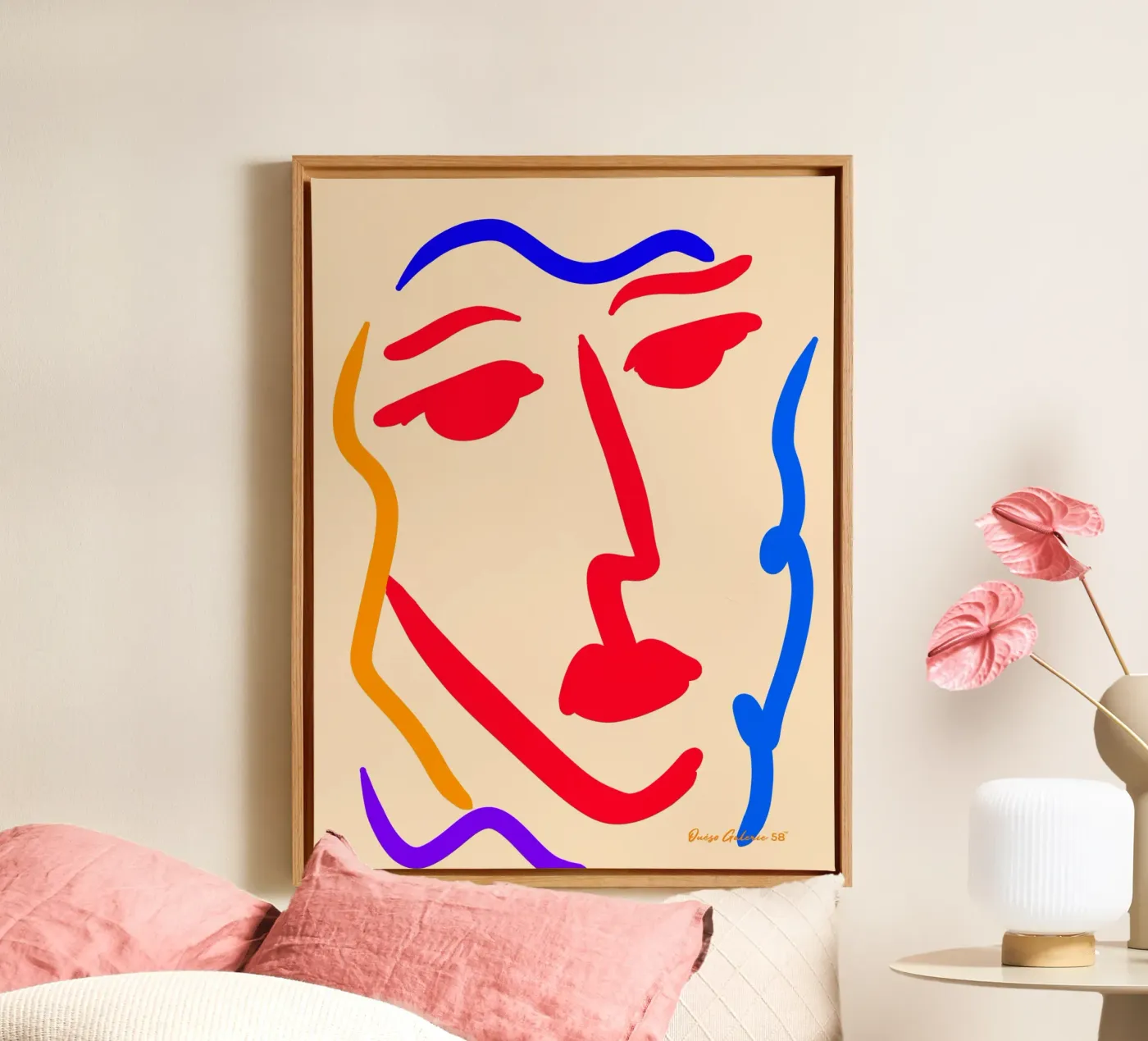 Dancing Colors canvas by Mike Leymi