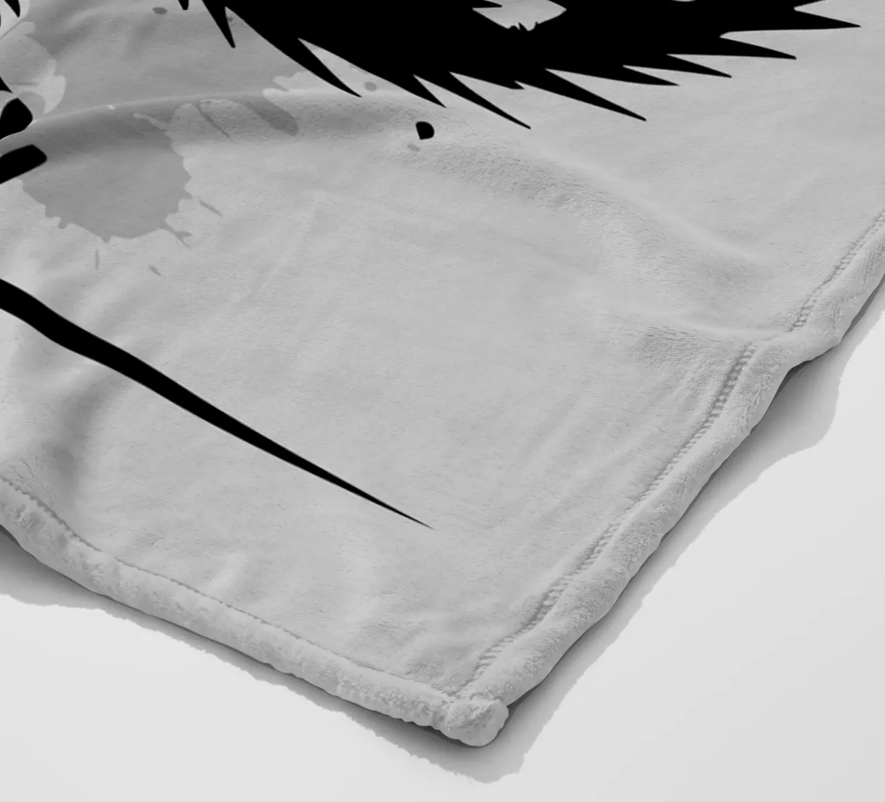 Procione danzante in stile stencil coperta in pile da namosh
