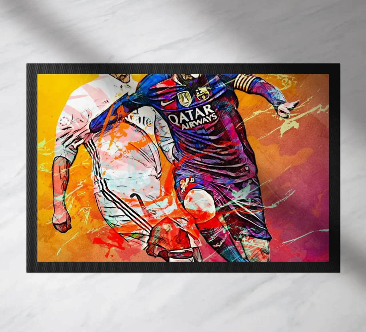 Ronaldo And Messi zerbino da tenten