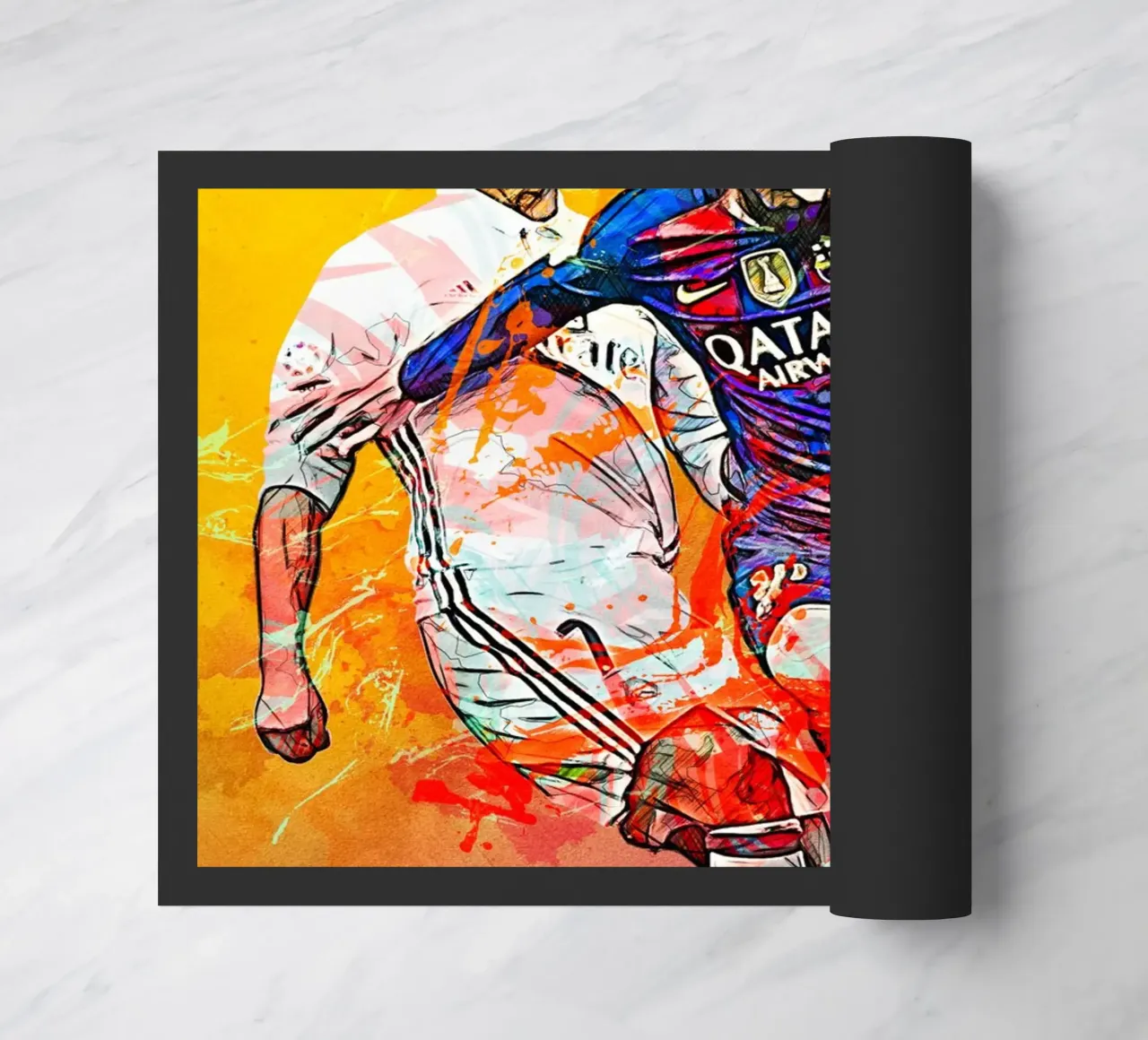Ronaldo And Messi zerbino da tenten