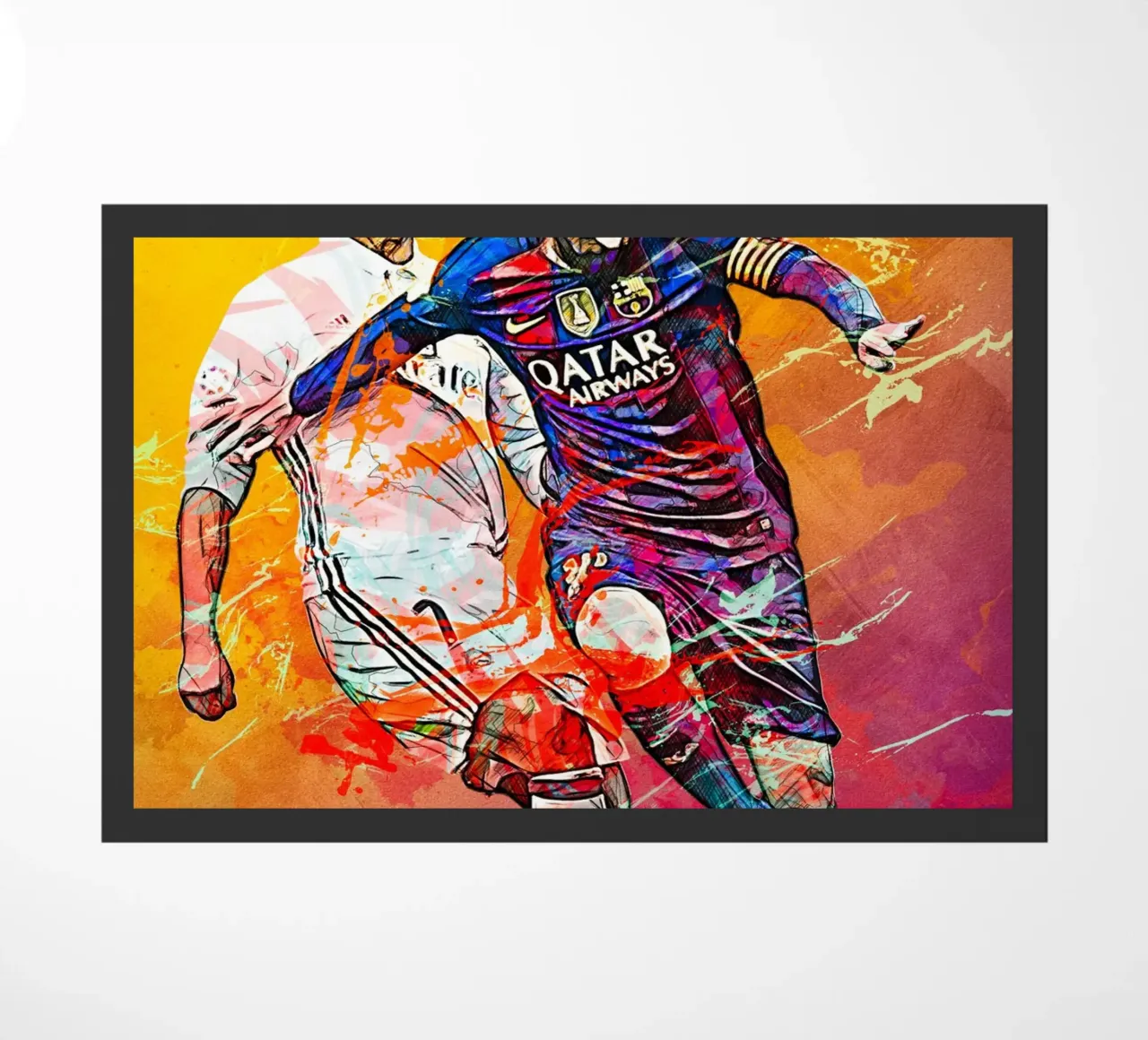 Ronaldo And Messi zerbino da tenten