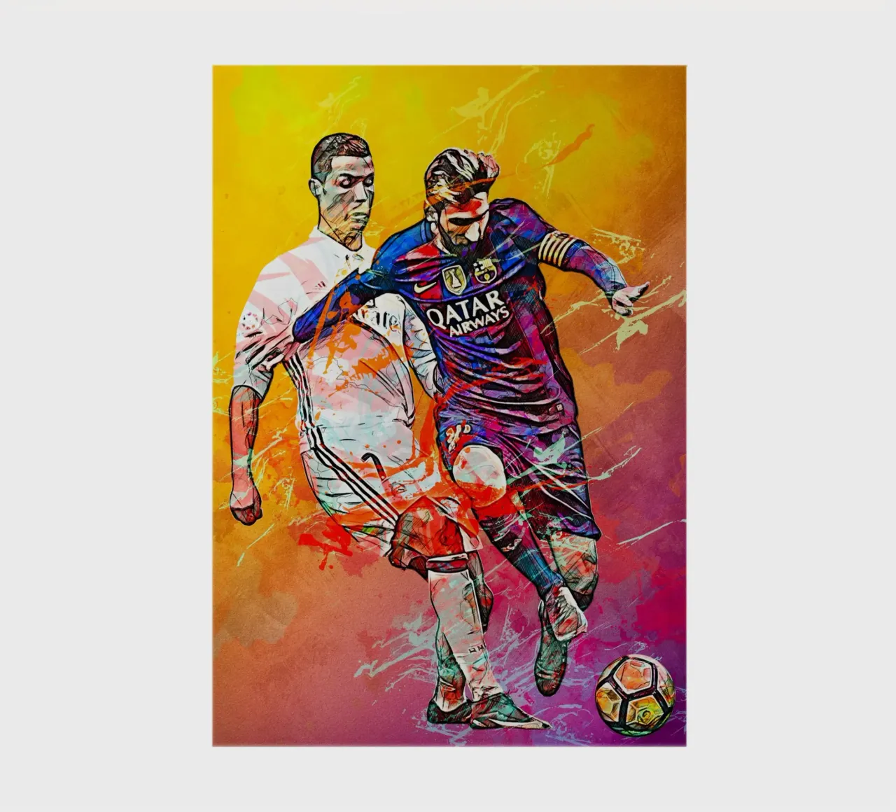 Ronaldo And Messi notebook by tenten