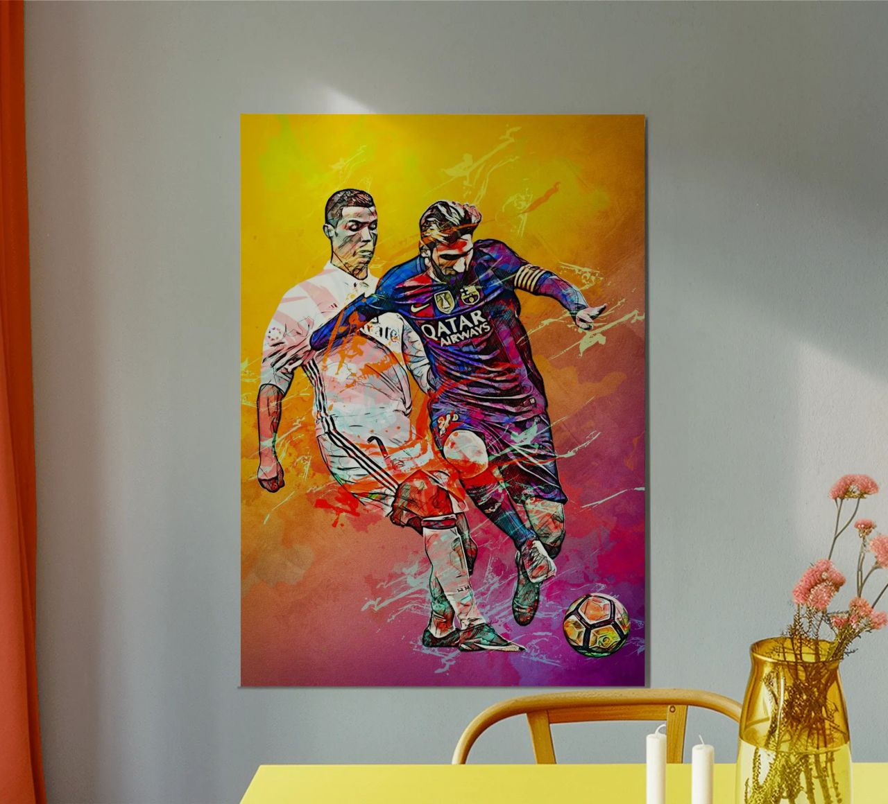 Ronaldo And Messi poster de tenten