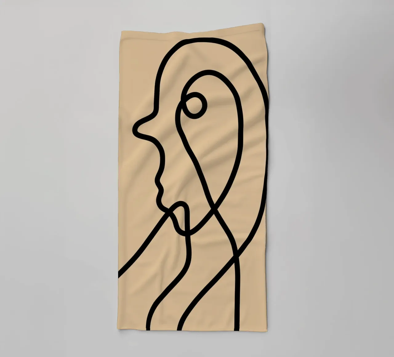 Harmonic Layers towel by Mike Leymi