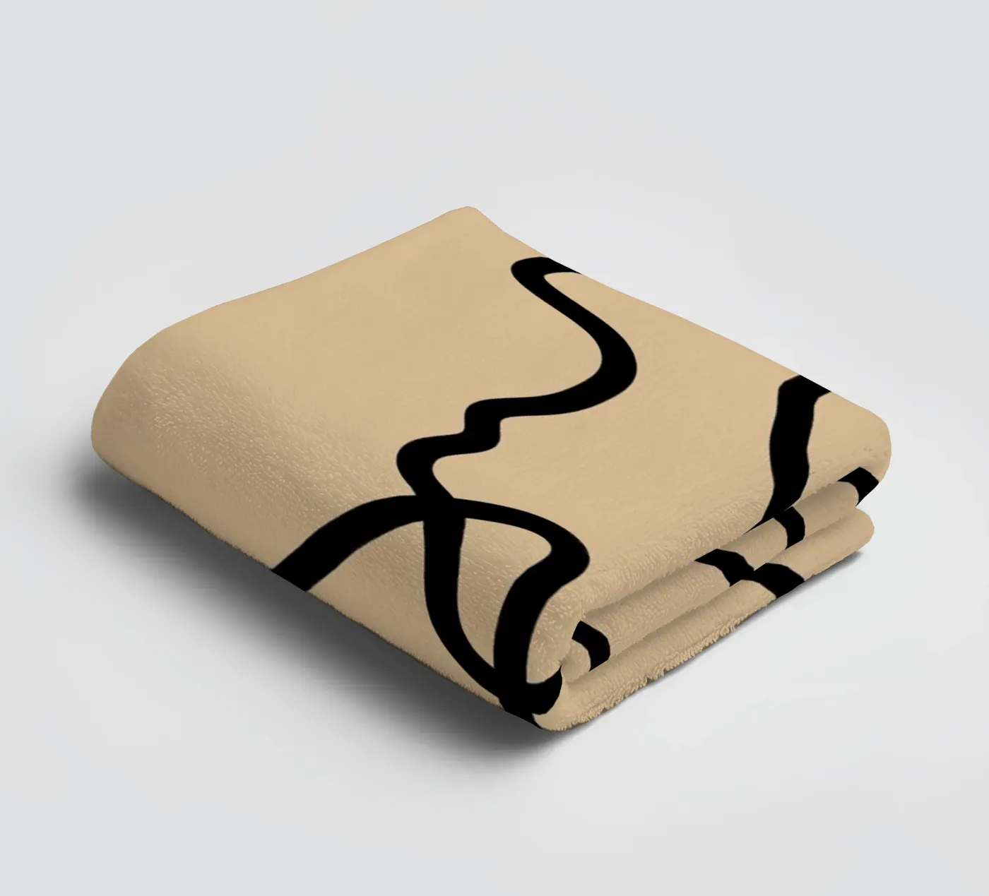 Harmonic Layers Handtuch von Mike Leymi