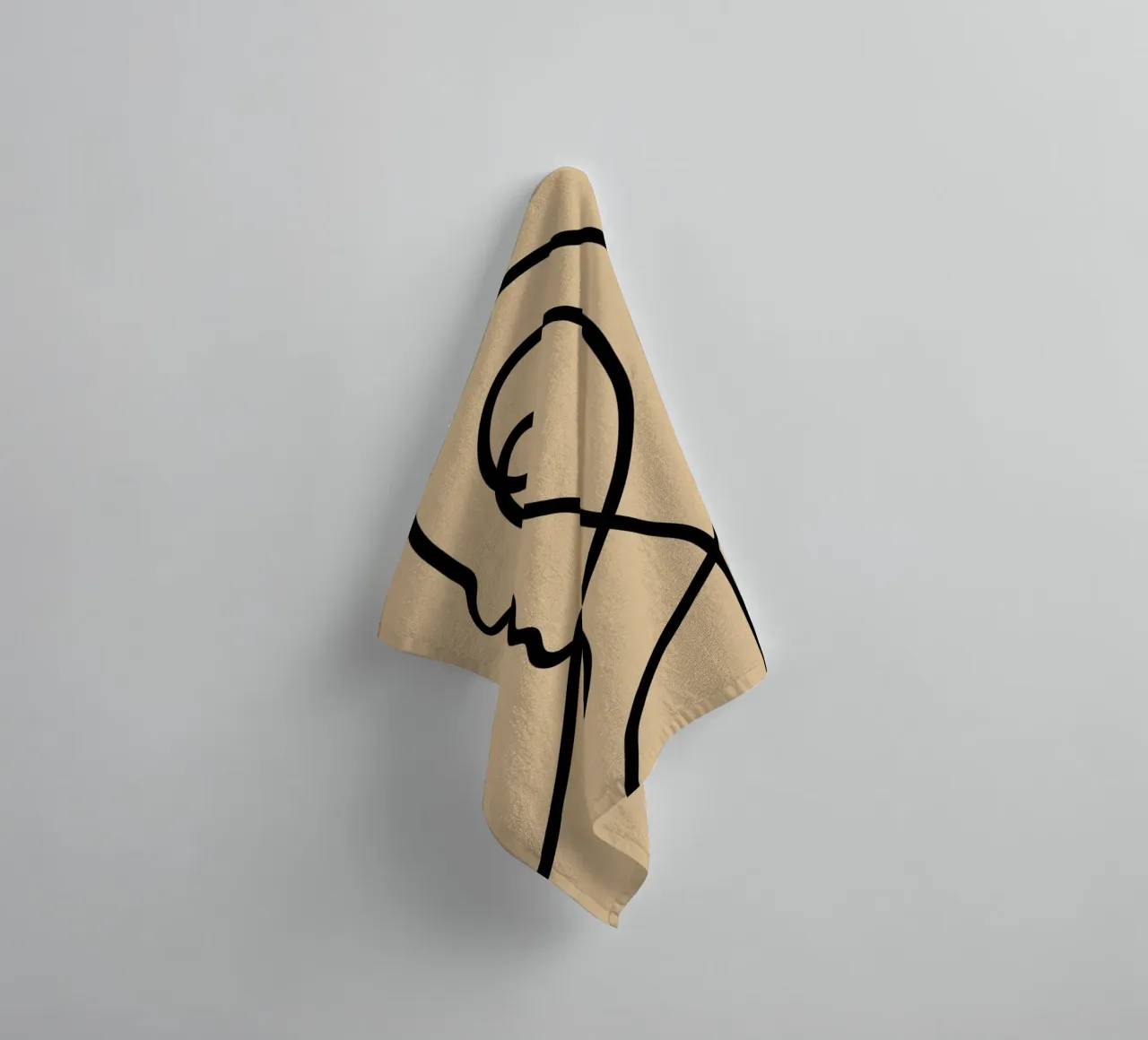 Harmonic Layers towel by Mike Leymi