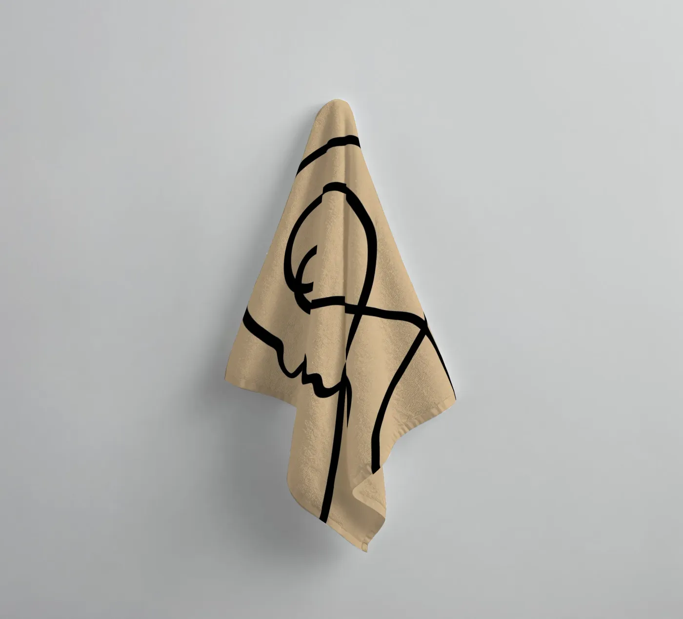 Harmonic Layers Handtuch von Mike Leymi