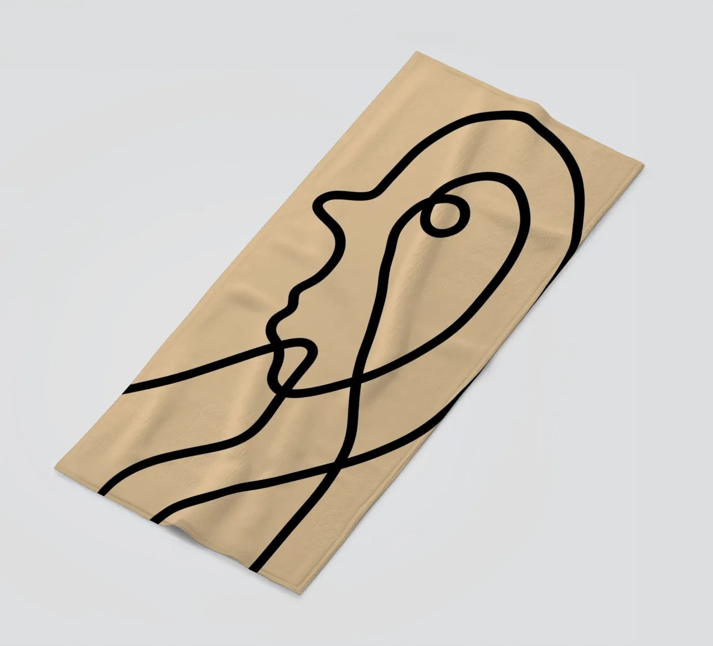 Harmonic Layers beach towel by Mike Leymi