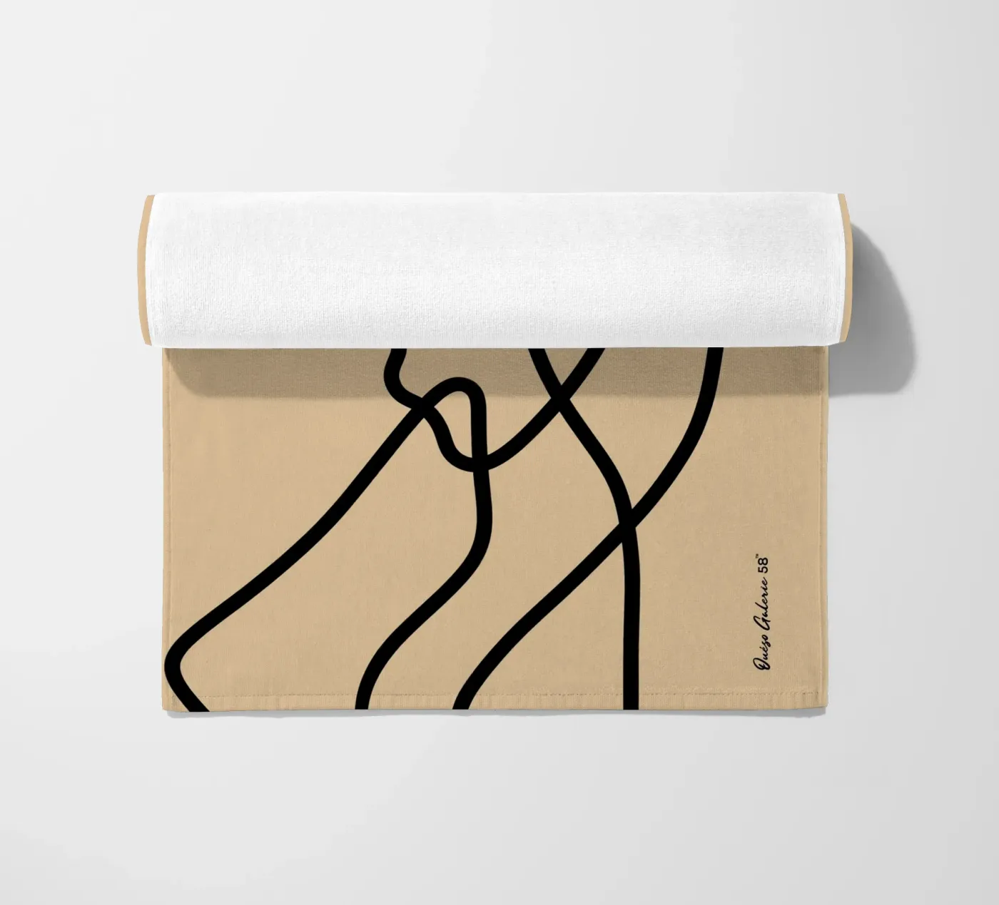 Harmonic Layers beach towel by Mike Leymi