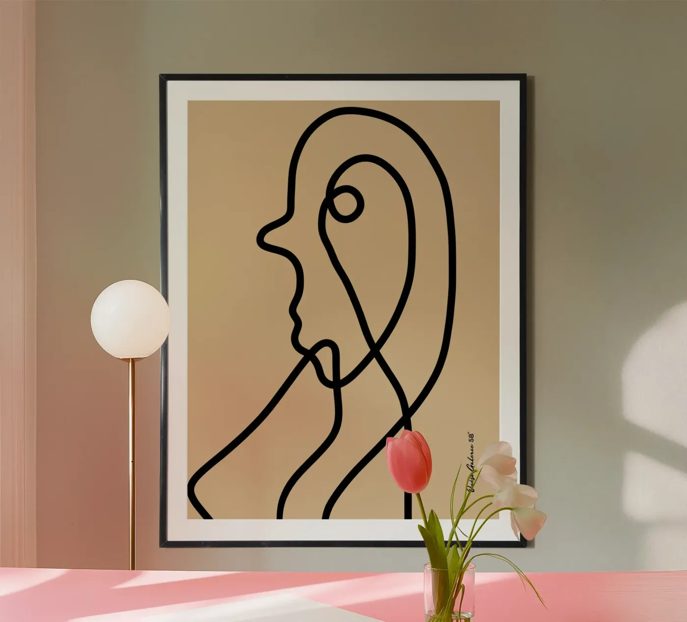 Harmonic Layers poster van Mike Leymi