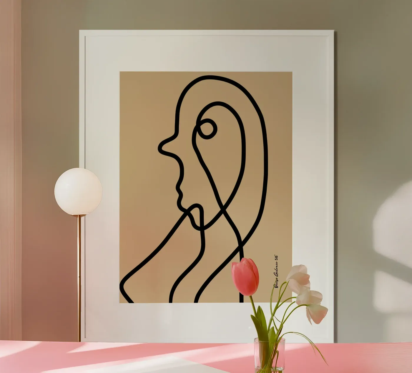 Harmonic Layers poster van Mike Leymi