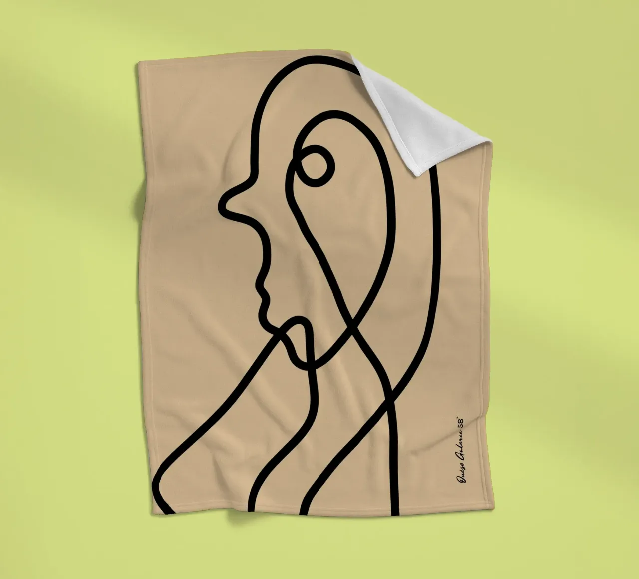 Harmonic Layers fleecedeken van Mike Leymi