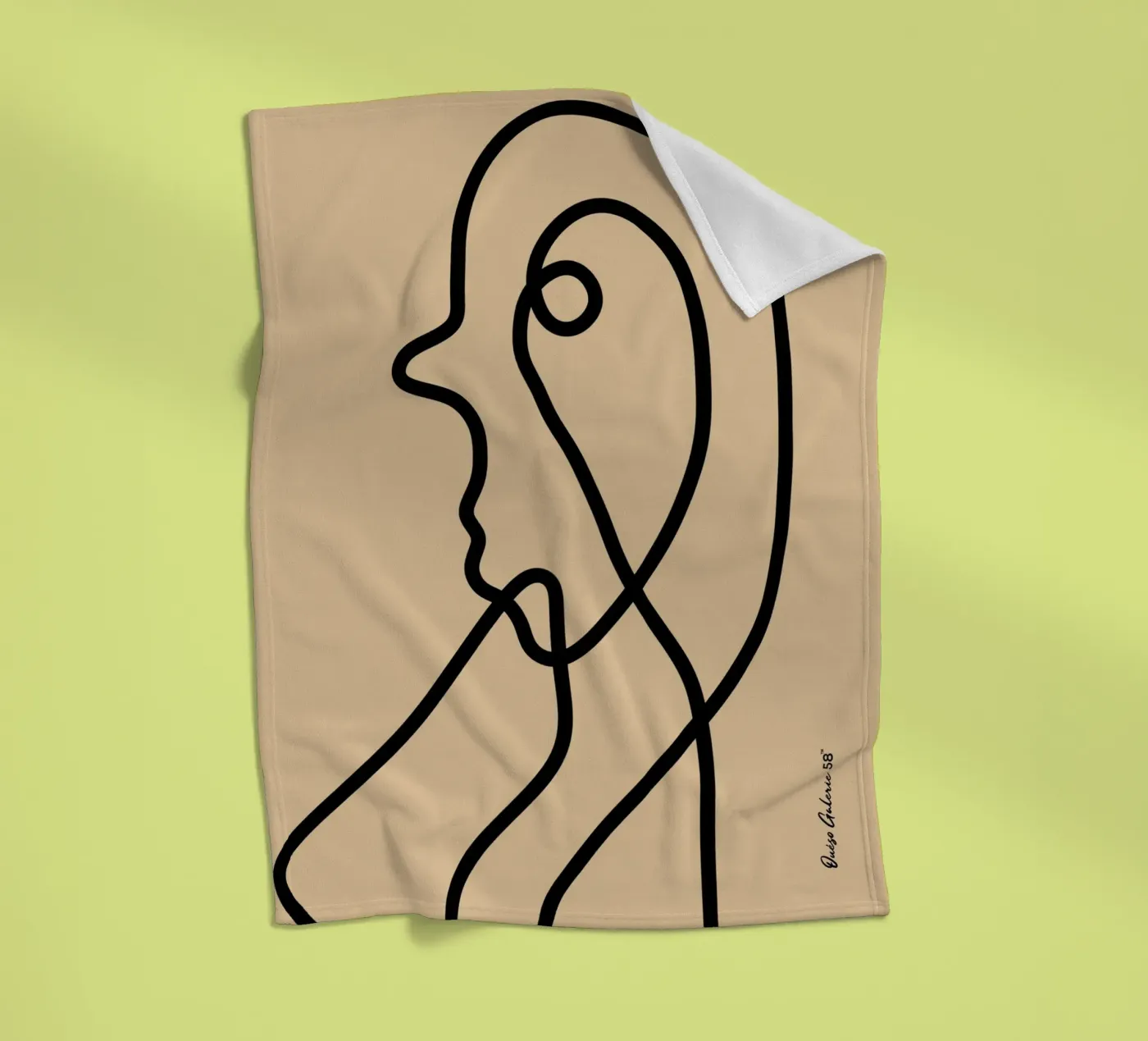 Harmonic Layers fleecedeken van Mike Leymi