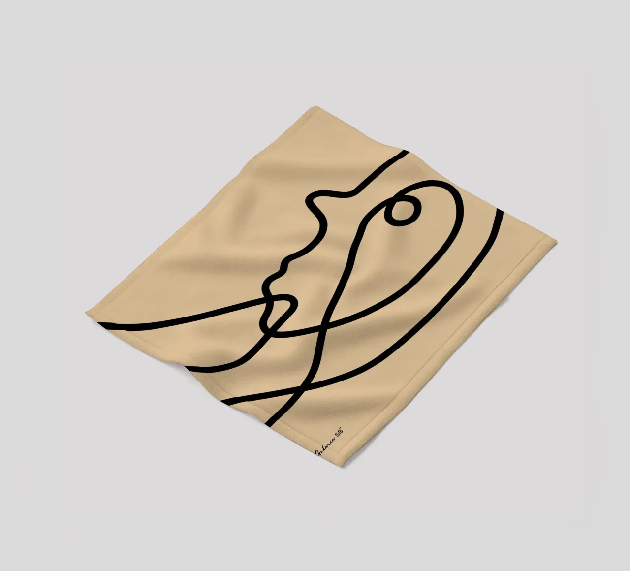 Harmonic Layers fleecedeken van Mike Leymi