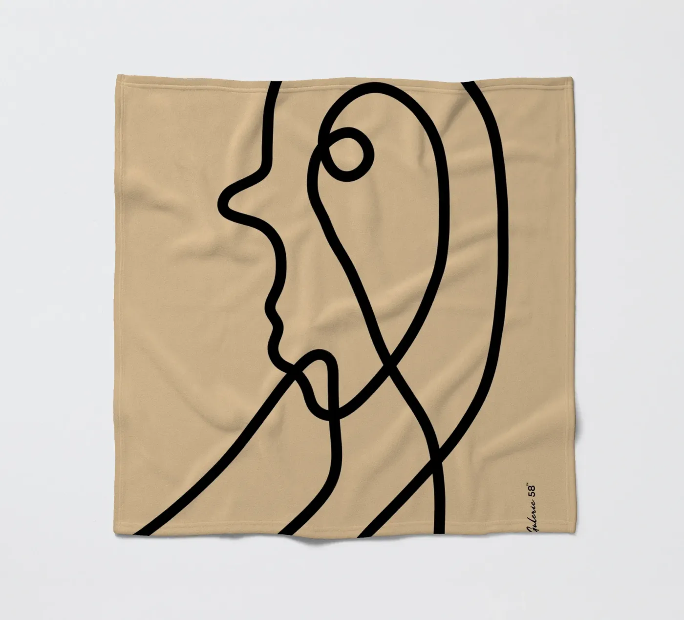 Harmonic Layers fleecedeken van Mike Leymi