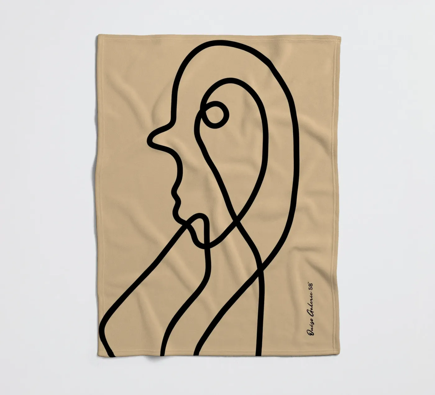 Harmonic Layers fleecedeken van Mike Leymi