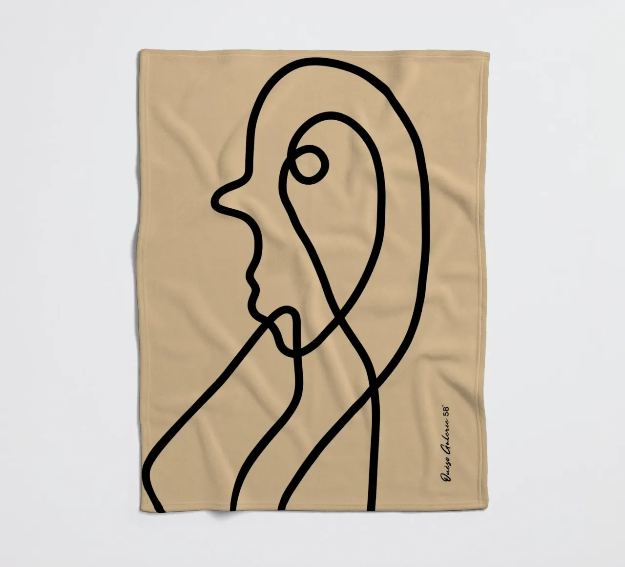 Harmonic Layers fleecedeken van Mike Leymi