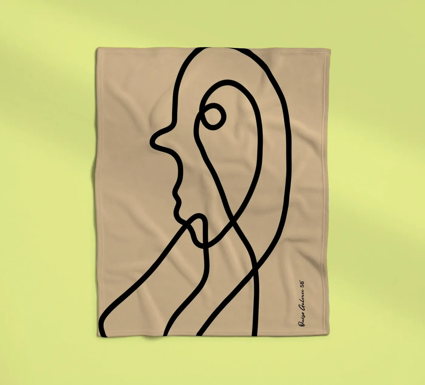 Harmonic Layers fleecedeken van Mike Leymi