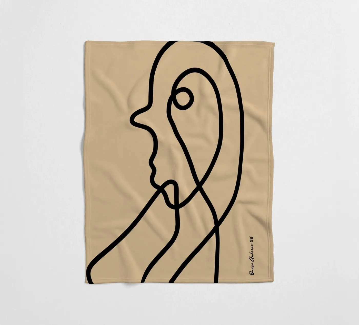 Harmonic Layers fleecedeken van Mike Leymi