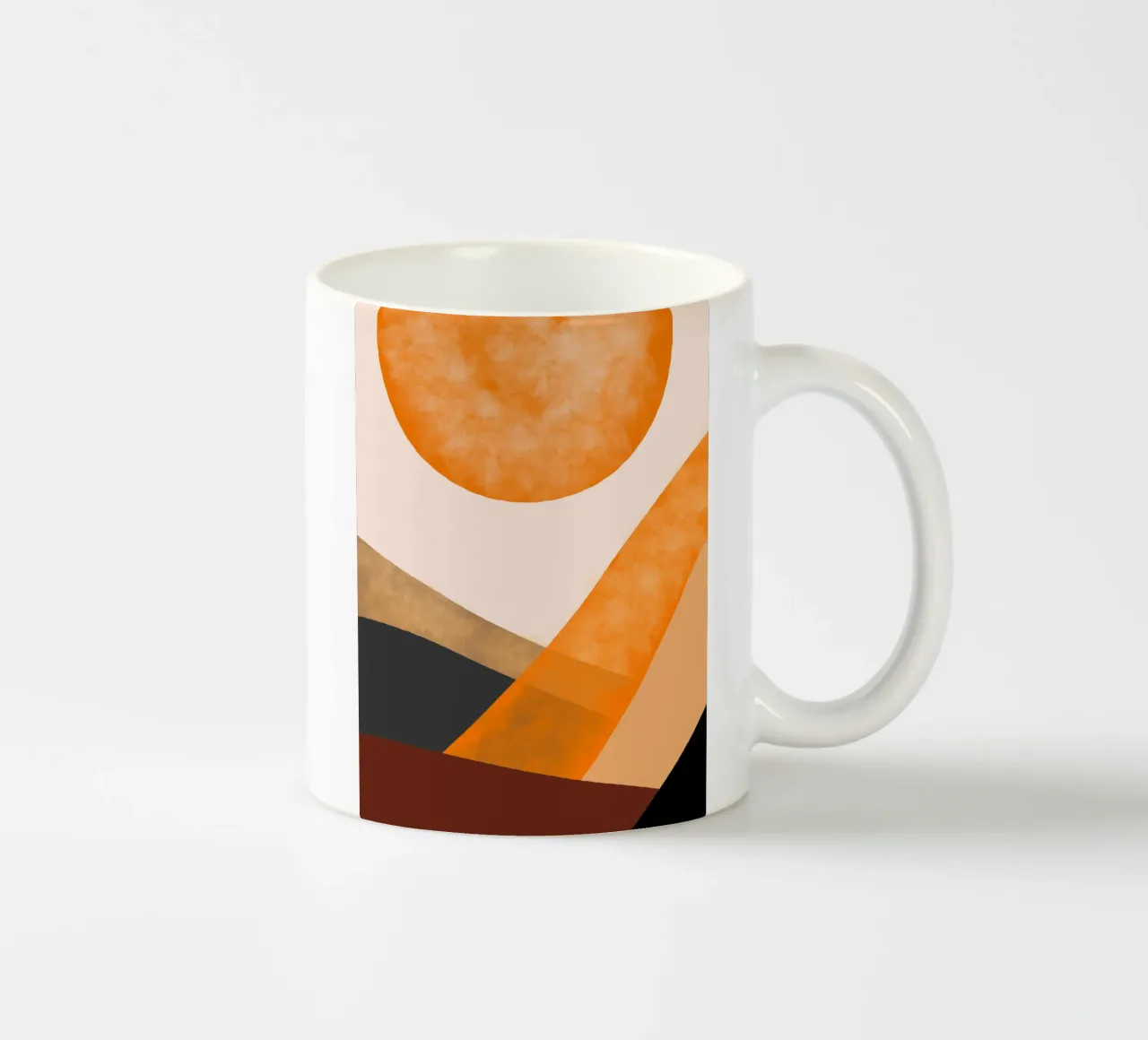 Sunset harmony tazza in ceramica da Mathudace Créas